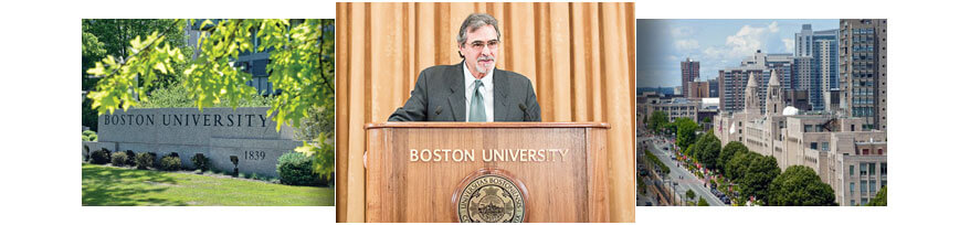 Images of BU Campus and the city of Boston